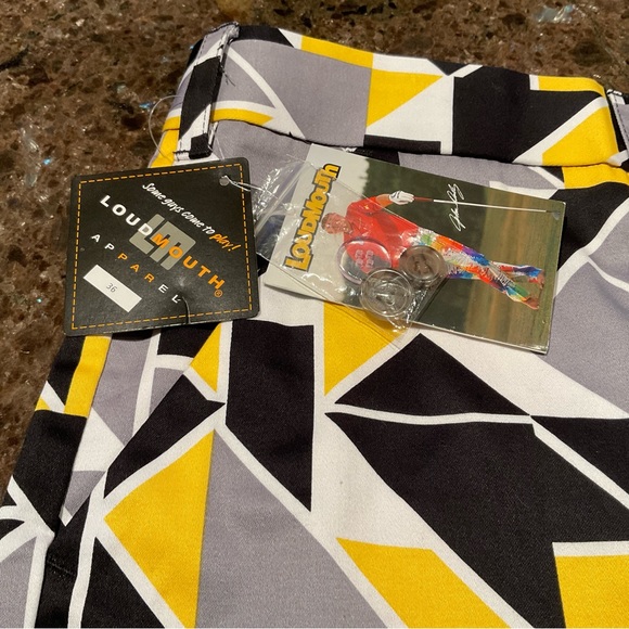 Loudmouth NWT Men's Sz 36” Ice Pick Golf Shorts - Picture 9 of 16